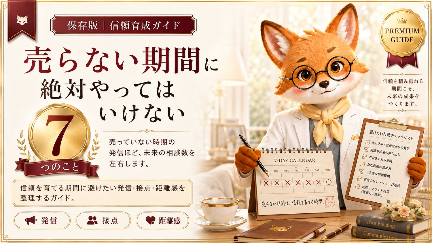 売らない期間に絶対やってはいけない7つのこと